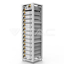 50 kW hibrīdais invertors ar 60 kWh akumulatoru, IP20 aizsardzības klase, paredzēts iekštelpu uzstādīšanai