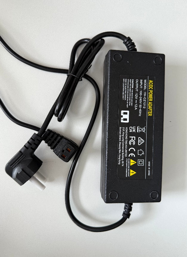 220V uz 12V pārveidotājs 5-8kW VEVOR dīzeļa krāsniņām 12V 12A 144W(100-240V)