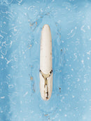 Ivory premium klases masāžas vibrējoša apsildāma ierīce no EVE AURORA kolekcijas,skatīt aprakstu,diskrēta piegāde melnā iepakojumā