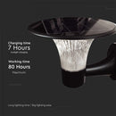 15W(1900Lm) 84 LED saules gaismeklis, V-TAC, IP65,  3.2V LifePO4 6000mAh Battery, melns, 6000K+4000K