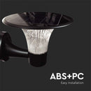 15W(1900Lm) 84 LED saules gaismeklis, V-TAC, IP65,  3.2V LifePO4 6000mAh Battery, melns, 6000K+4000K