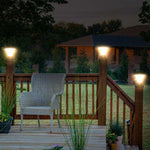 15W(2200Lm) LED solārais gaismeklis, V-TAC, IP65,  3.2V LifePO4 6000mAh Battery,melns,  6000K+4000K