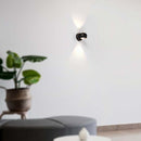 10W(950Lm) LED wall light, IP20, V-TAC, black, warm white light 3000K