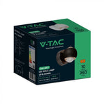 10W(950Lm) LED wall light, IP20, V-TAC, black, warm white light 3000K