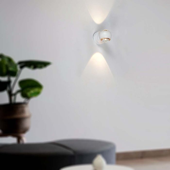 10W(950Lm) LED wall light, IP20, V-TAC, white, warm white light 3000K