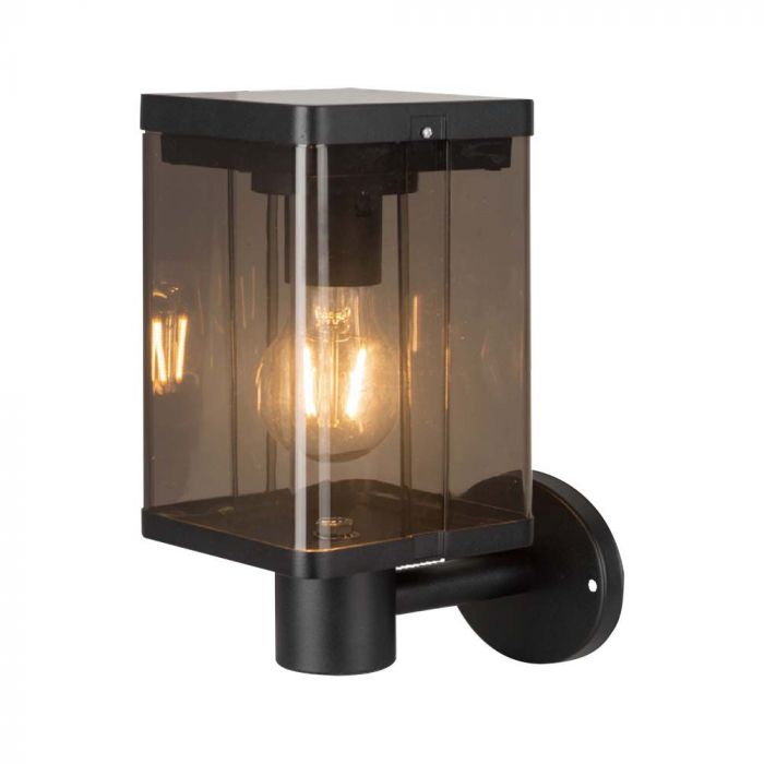 2.5W(150Lm) LED solārais fasādes gaismeklis ar E27 spuldzi, IP54, silti balta gaisma 3000K