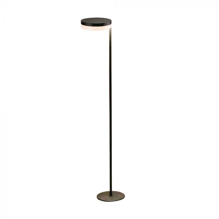 2W(120Lm) LED-solarmatur, IP54, V-TAC, svart, varmvitt ljus 3000K