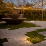 2W(120Lm) LED-solarmatur, IP54, V-TAC, svart, varmvitt ljus 3000K