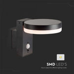 5.5W(220Lm) LED solārais sienas un fasādes gaismeklis ar PIR sensoru, IP54, silti balta gaisma 3000K