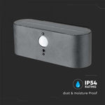 2,5W (100Lm) LED päikesepaneeliga seina- ja fassaadivalgusti PIR-anduriga, IP54, soe valge valgus 3000K