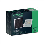 35W(2450Lm) LED spotlight with solar battery, V-TAC, IP65, 3.2V LifePO4 30000mAh Battery, white, cold white light 6400K