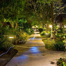 Подземный светодиодный светильник 12W(1135Lm), V-TAC, IP65, антрацит, D150*H800, теплый белый свет 3000K