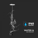 Подземный светодиодный светильник 12W(1135Lm), V-TAC, IP65, антрацит, D150*H800, теплый белый свет 3000K