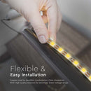 Pris för 1m_8W 800Lm/m 24V 120 LED SMD band, 3mm, V-TAC, IP20 vattentät, varmvitt ljus 3000K