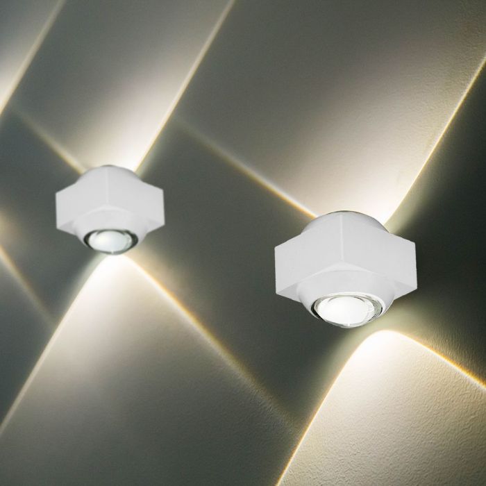 2W(200Lm) COB LED Fasādes gaismeklis, V-TAC, IP54, balts, neitrāli balta gaisma 4000K