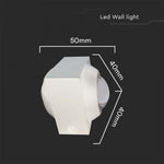 2W(200Lm) COB LED Facade luminaire, V-TAC, IP54, white, neutral white 4000K