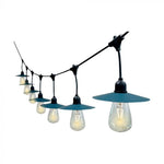 V-TAC LED Solar String Light, IP44, 15gb 50Lm лампочек Filament ST64 теплый белый 3000K, 3.7V, 2400mAh литиевый аккумулятор, 1.75W панель, длина 1560mm
