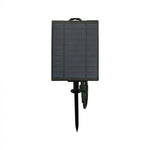 V-TAC LED Solar String Light, IP44, 15gb 50Lm лампочек Filament ST64 теплый белый 3000K, 3.7V, 2400mAh литиевый аккумулятор, 1.75W панель, длина 1560mm