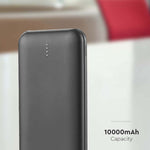 10 Вт 5 В, Li-Pol, 10000 мАч Power Bank, кабель USB c 30 см, черный