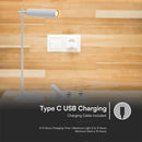 3W(300Lm) LED table/wall magnetic lamp, V-TAC, IP20, white, neutral white light 4000K