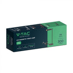 3W(300Lm) LED bords-/väggmagnetarmatur, V-TAC, IP20, svart, neutralvit 4000K