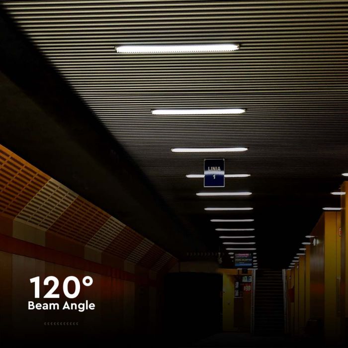 36W (3900Lm) 120cm LED lineaarne valgusti, V-TAC, IP65, neutraalne valge 4000K