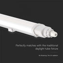 18W(1900Lm) 60cm LED linear luminaire, V-TAC, IP65, neutral white 4000K