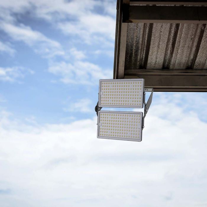 500W(67500Lm) LED Floodlight, V-TAC, IP65, black white, cool white 6500K