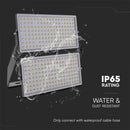 500W(67500Lm) LED Floodlight, V-TAC, IP65, black white, cool white 6500K