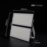 500W(67500Lm) LED SMD-CREE prožektors, 135Lm/W, V-TAC, IP65, melns korpuss ar pelēku stiklu, neitrāli balta gaisma 4000K