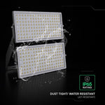 500W(67500Lm) LED SMD-CREE prožektors, 135Lm/W, V-TAC, IP65, melns korpuss ar pelēku stiklu, neitrāli balta gaisma 4000K