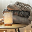 Настольная светодиодная лампа 3W(110Lm), V-TAC, IP20, диммируемая, DC:5V, 1A, дерево, теплый белый свет 3000K