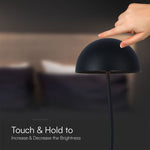 3W(100Lm) LED table lamp, V-TAC, IP20, black, dimmable, 5V 1A, 120x360mm, warm white light 3000K