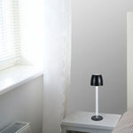3W(310Lm) LED-bordslampa, V-TAC, IP20, DC:5V, 1A, dimbar, svart, varmvitt ljus 3000K