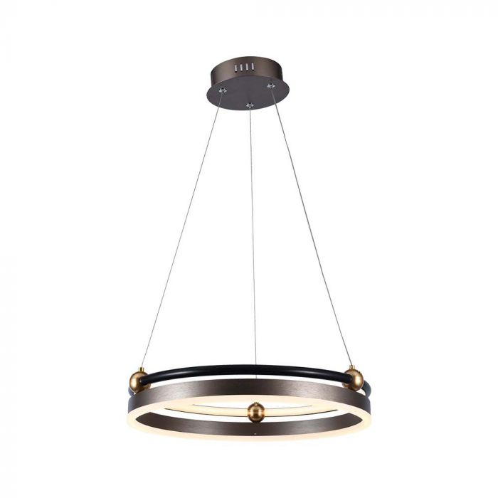 20W(2400Lm) LED design luminaire, IP20, V-TAC, brown, 425x1100, warm white light 3000K