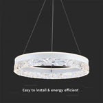 25W(3000Lm) LED disainvalgusti, IP20, V-TAC, 500x1220mm, soe valge valgus 3000K