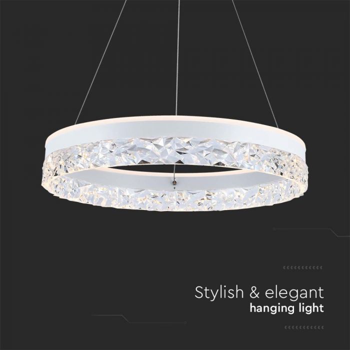 25W(3000Lm) LED disainvalgusti, IP20, V-TAC, 500x1220mm, soe valge valgus 3000K