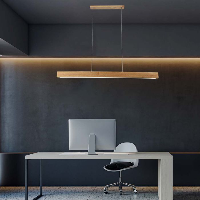 12W(1440Lm) LED design luminaire, IP20, V-TAC, wood, 800x1110mm, neutral white 4000K