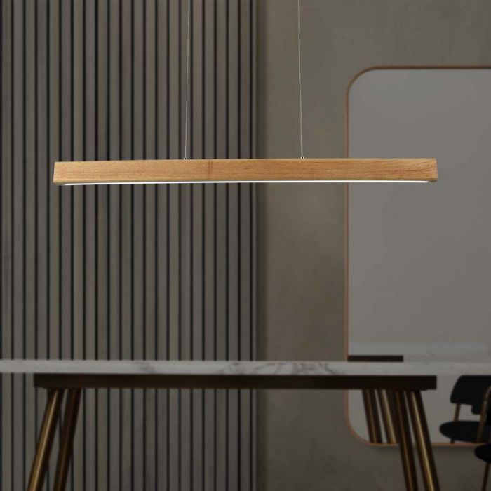 12W(1440Lm) LED design luminaire, IP20, V-TAC, wood, 800x1110mm, neutral white 4000K