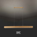 12W(1440Lm) LED disainvalgusti, IP20, V-TAC, puit, 800x1110mm, neutraalne valge 4000K