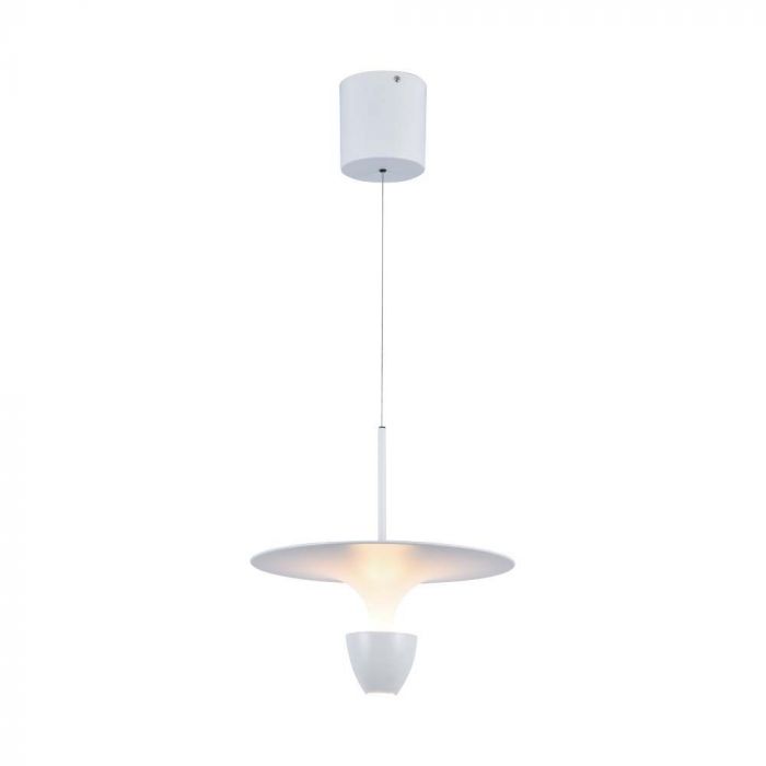 9W(1000Lm) LED dizaina gaismeklis, IP20, V-TAC, balts, 300x1370mm, silti balta gaisma 3000K