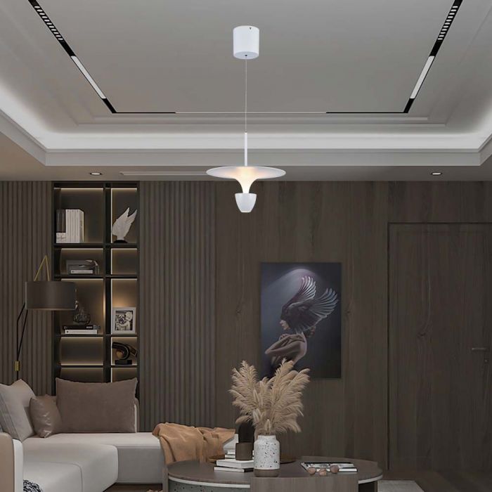 9W(1000Lm) LED dizaina gaismeklis, IP20, V-TAC, balts, 300x1370mm, silti balta gaisma 3000K