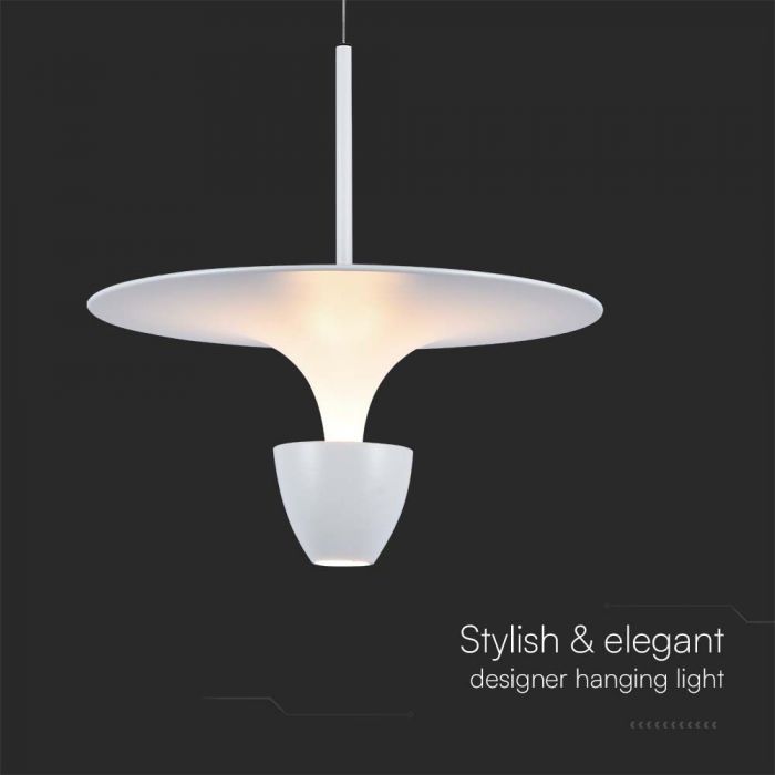 9W(1000Lm) LED dizaina gaismeklis, IP20, V-TAC, balts, 300x1370mm, silti balta gaisma 3000K