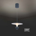 9W(1000Lm) LED disainvalgusti, IP20, V-TAC, valge/hall, 300x1370, soe valge valgus 3000K