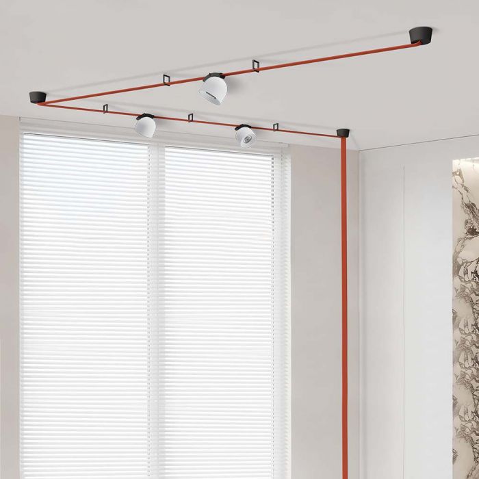 48V 12W(900Lm) rund armatur med magnetiskt tyg, vit finish, V-TAC, varmvitt ljus 3000K