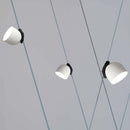 48V 12W(800Lm) rund armatur med magnetiskt tyg, vit finish, V-TAC, varmvitt ljus 3000K