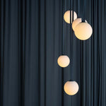 48V 10W(900Lm) magnetic fabric round luminaire with white finish, V-TAC, warm white light 3000K