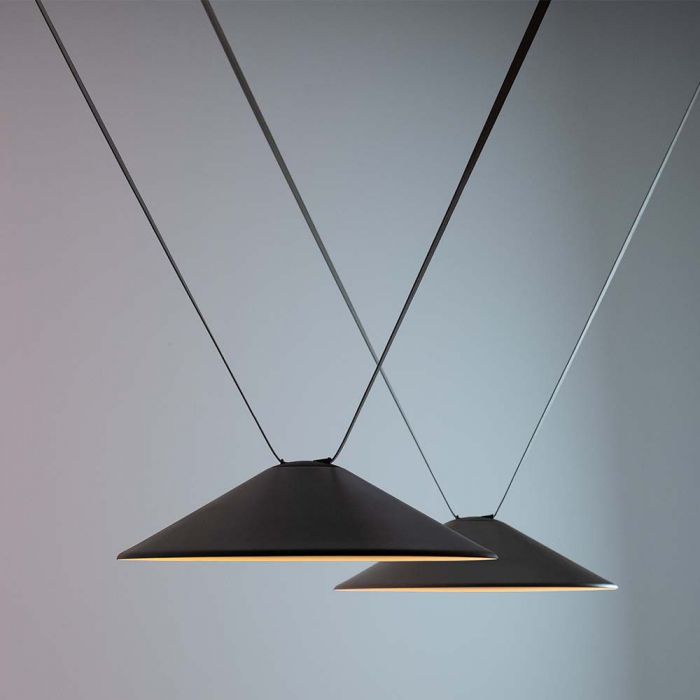 48V 20W(1200Lm) rund armatur med magnetiskt tyg, svart finish, V-TAC, varmvitt ljus 3000K