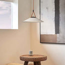 48V 20W(1100Lm) rund armatur med magnetiskt tyg, vit finish, V-TAC, varmvitt ljus 3000K