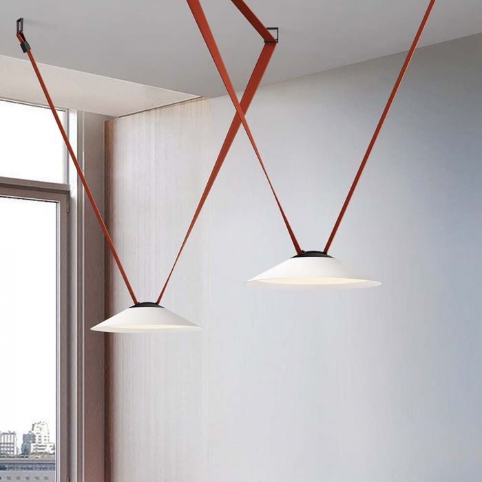 48V 20W(1100Lm) magnetilisest kangast ümmargune valgusti valge viimistlusega, V-TAC, soe valge valgus 3000K